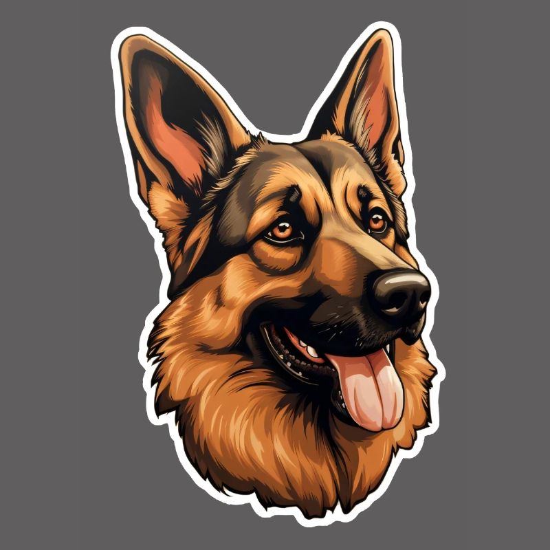 German Shepherd's Head German