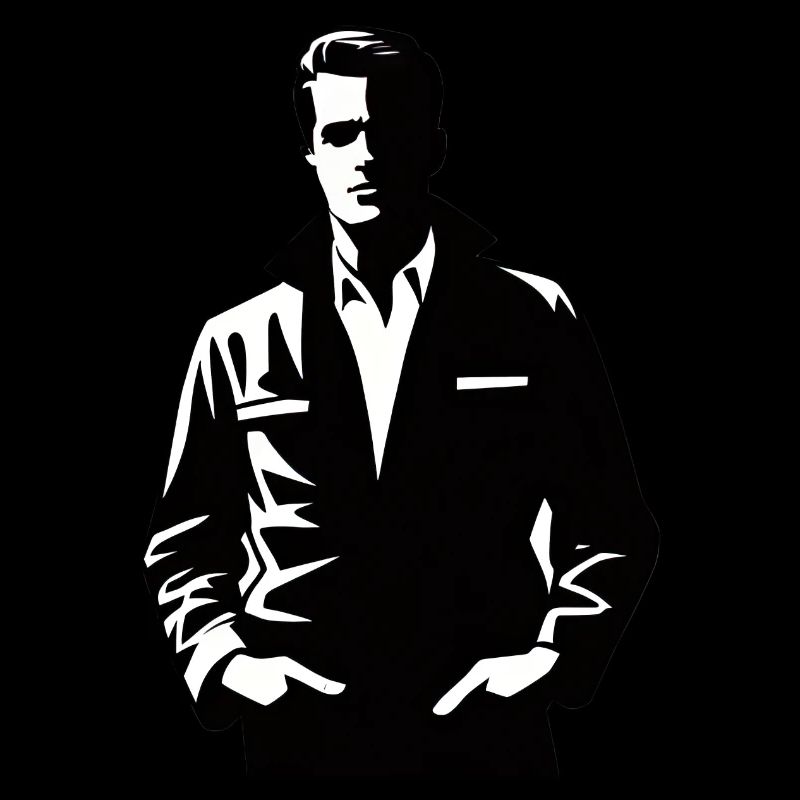 Noir Mystery: Man in Shadow