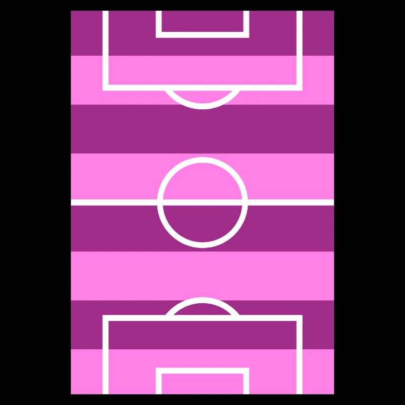 Fußballplatz rosa