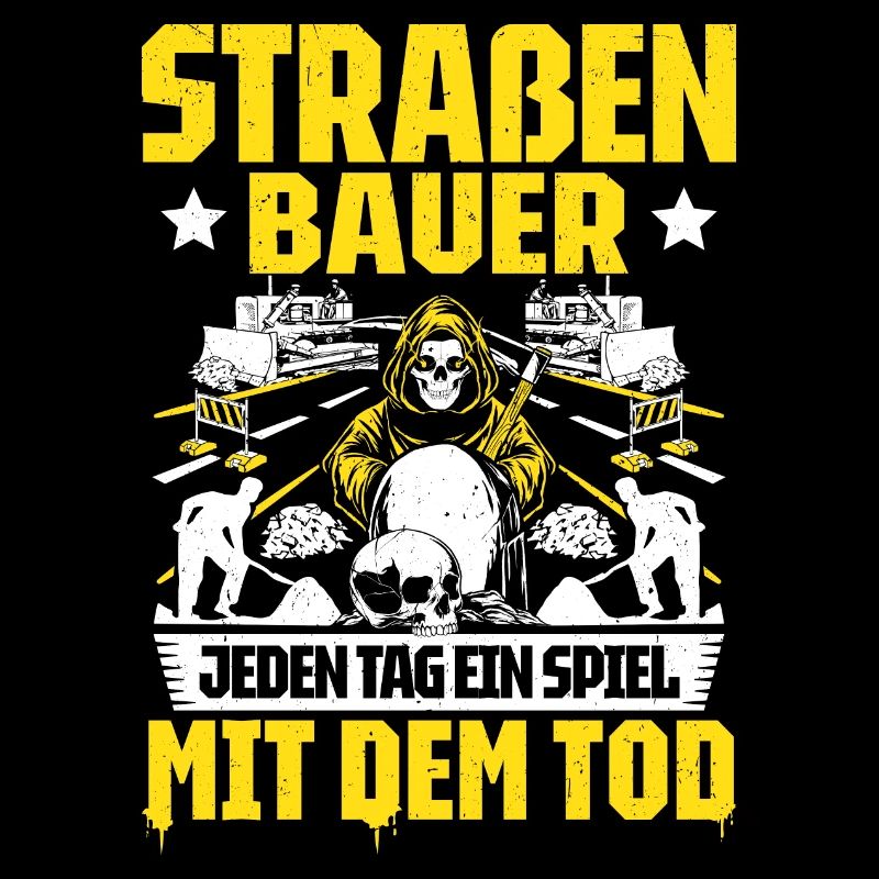 Straßenbauer Asphaltbauer Straßenbau Road Builder