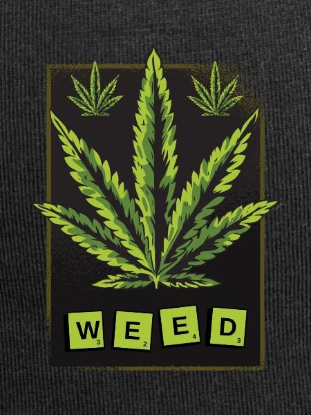 Weed cannabis leaf