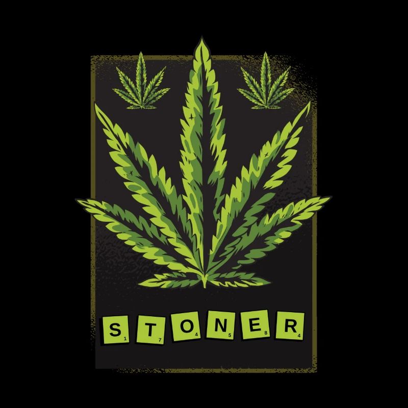 Stoner cannabis leaf