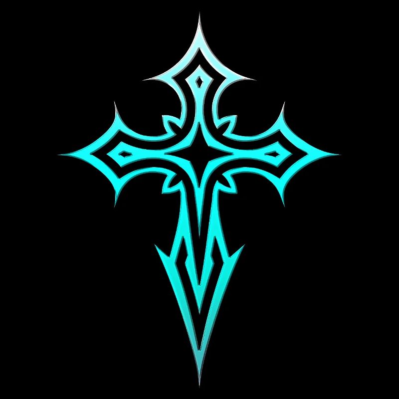 Goth Kreuz Y2K Emo Kreuz Gothic Aesthetic Tribal