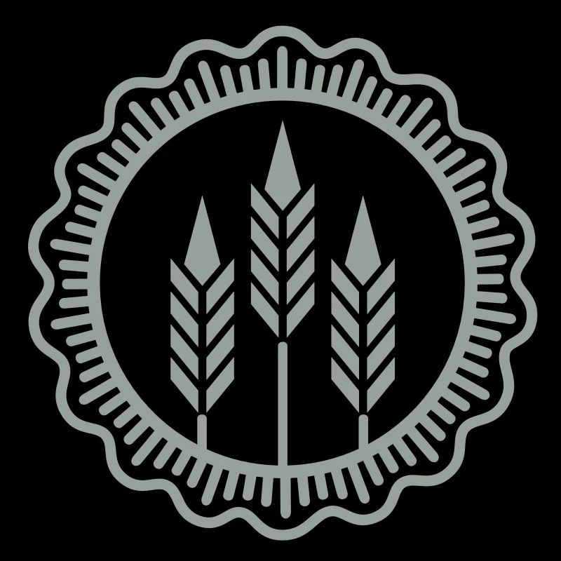 Weizen-Sigel / wheat medaillon (1c)