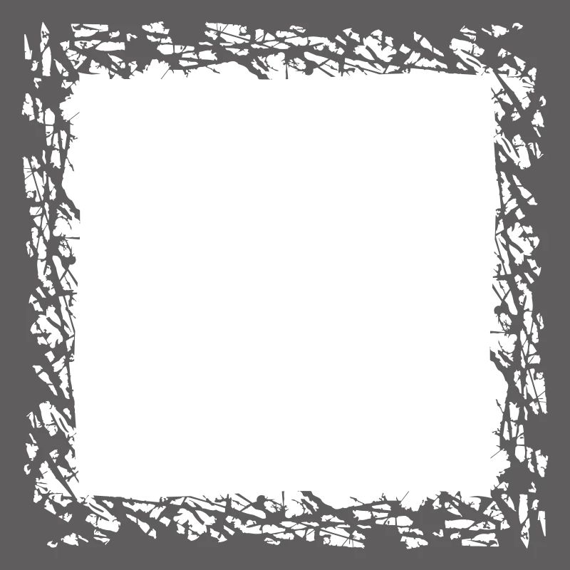 splinter broken border frame scratch cracks