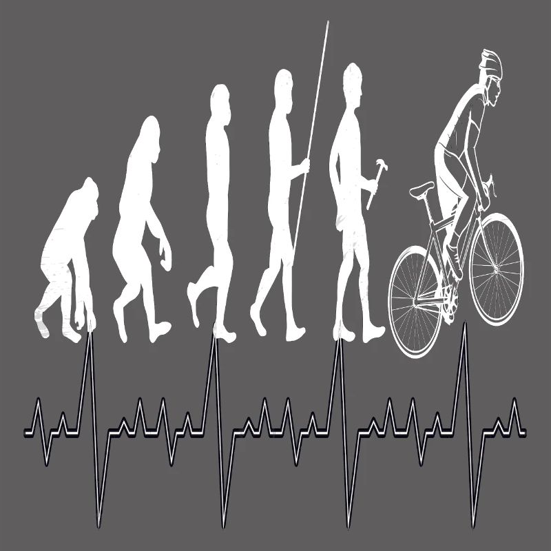 Evolution cycliste, design de vélo cool