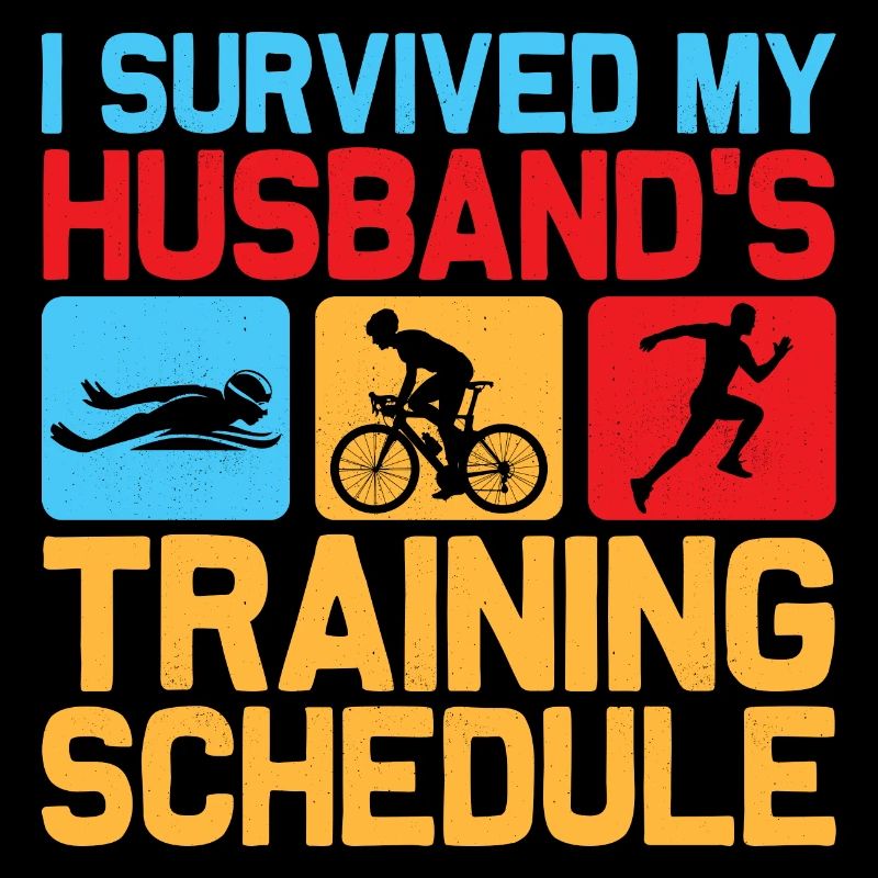 I survived my husband's training schedule Tri Tri