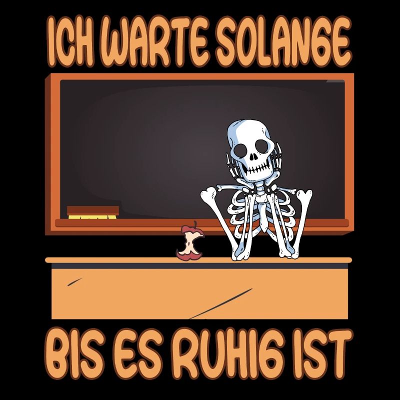 Ich warte solange bis es ruhig ist - Schule Lehrer