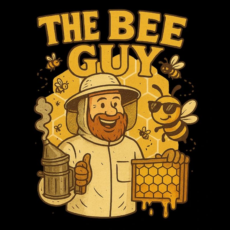 The Bee Guy - Beekeeper Hobby Beekeeper Honeycomb Bee