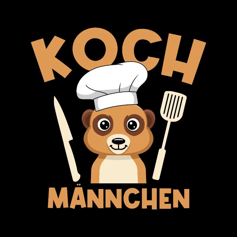 Erdmännchen Küchenchef Chefkoch Koch Kochen