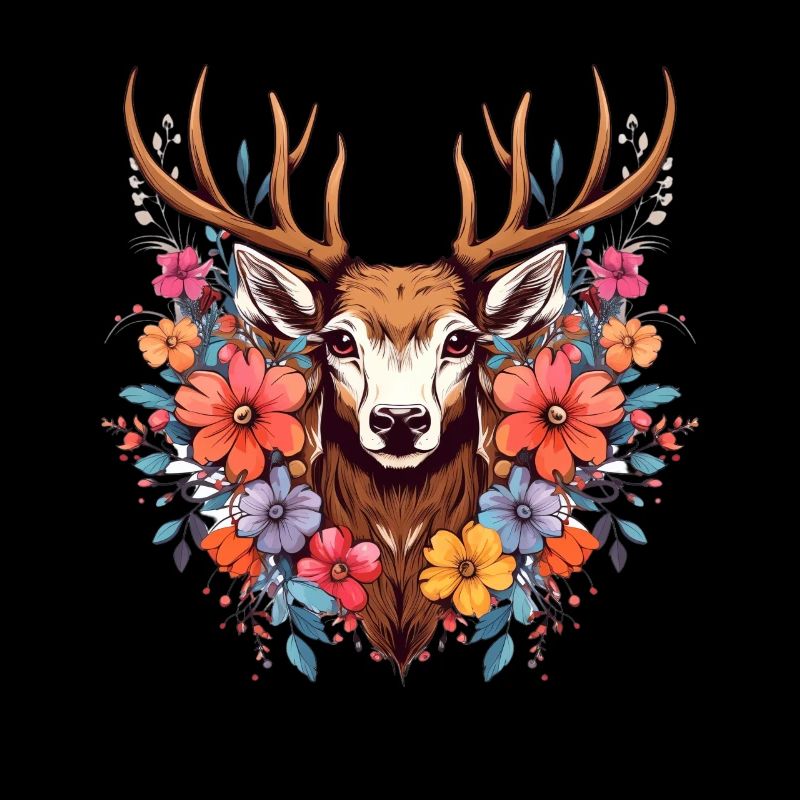 Replacement dirndl deer antlers deer