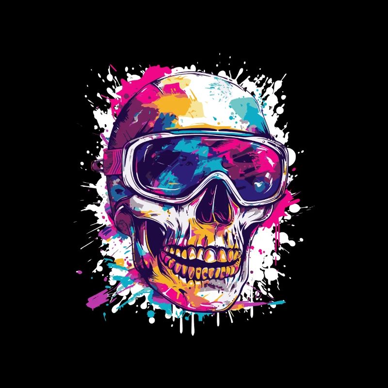 Ski Skull Ski Goggles