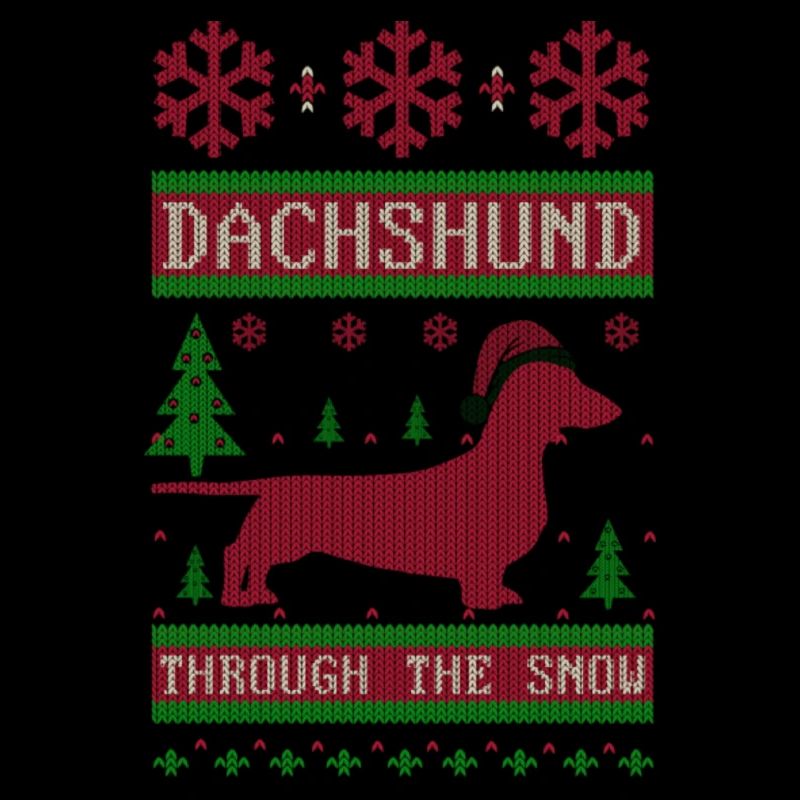 dachshund teckel de noël