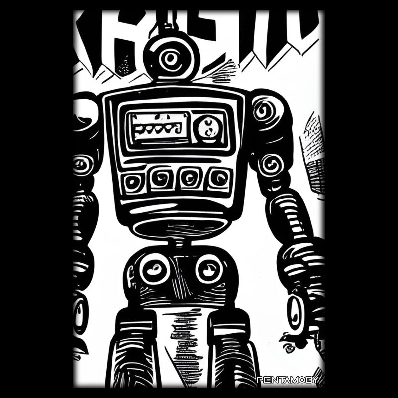 Robot Comic Future Cyborg Machine Technology