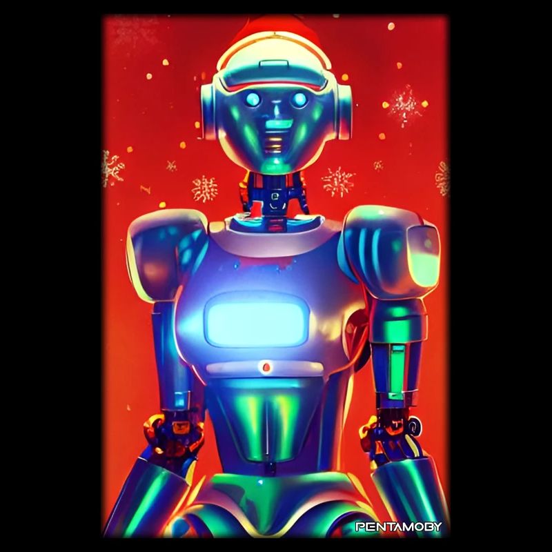 Robots Christmas Future Technology Science