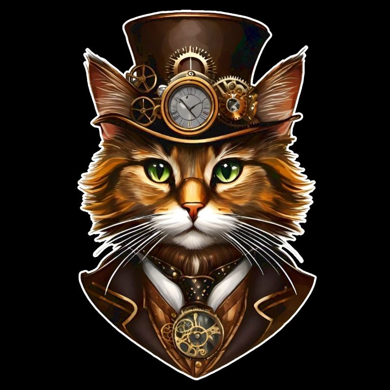 Chat Steampunk Cool