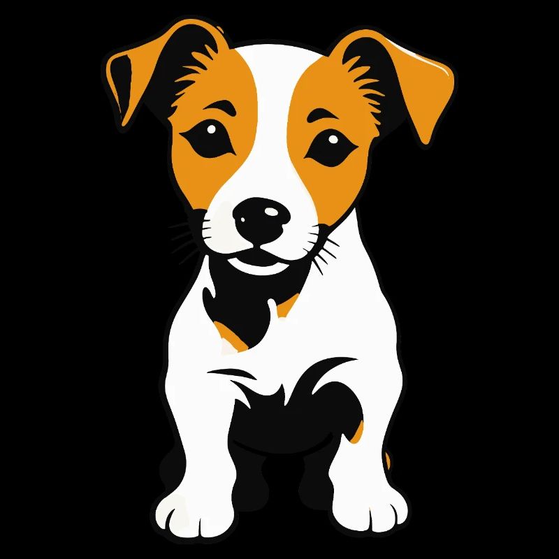 Jack Russell Terrier - Conception de chien de compagnie