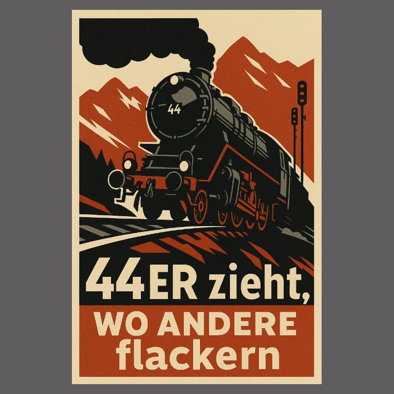 Railway 44 pulls where others flicker freight train