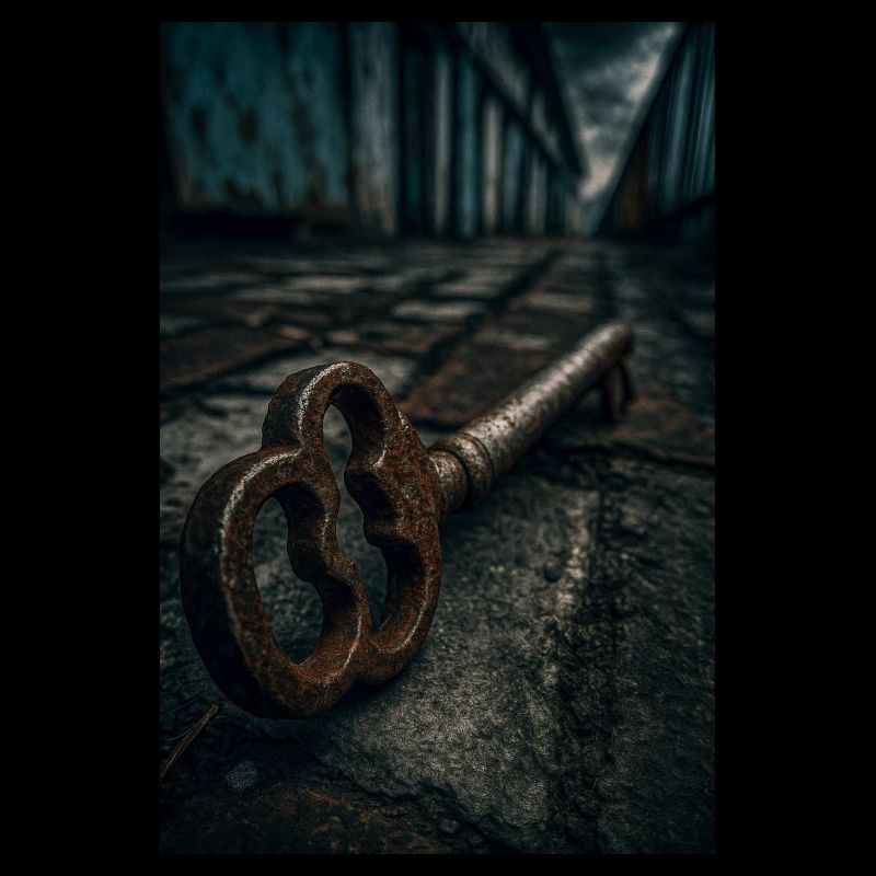 Clé rouillée des secrets oubliés
