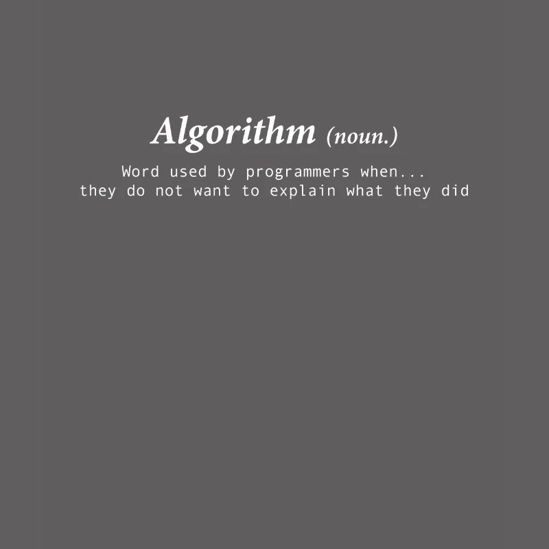 Algorithm definition