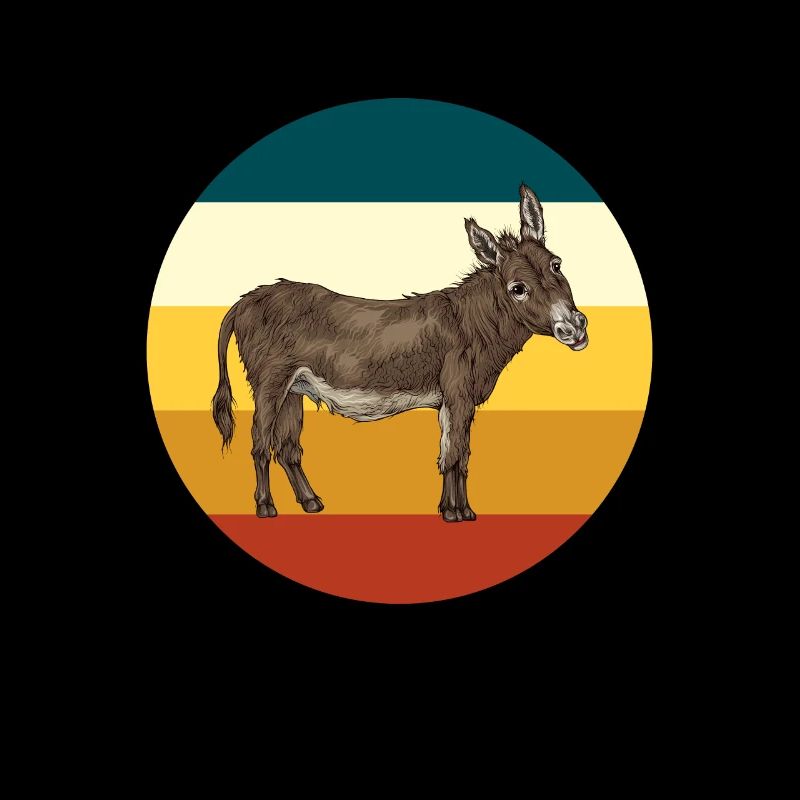 Âne rétro