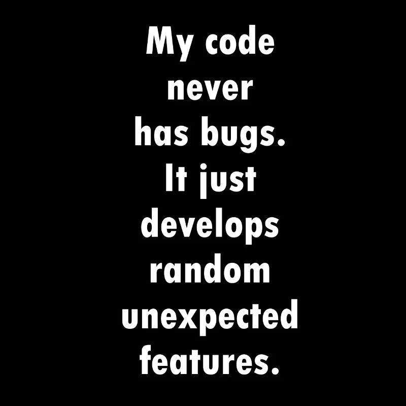 Code de programmeur bugs nerd informatique