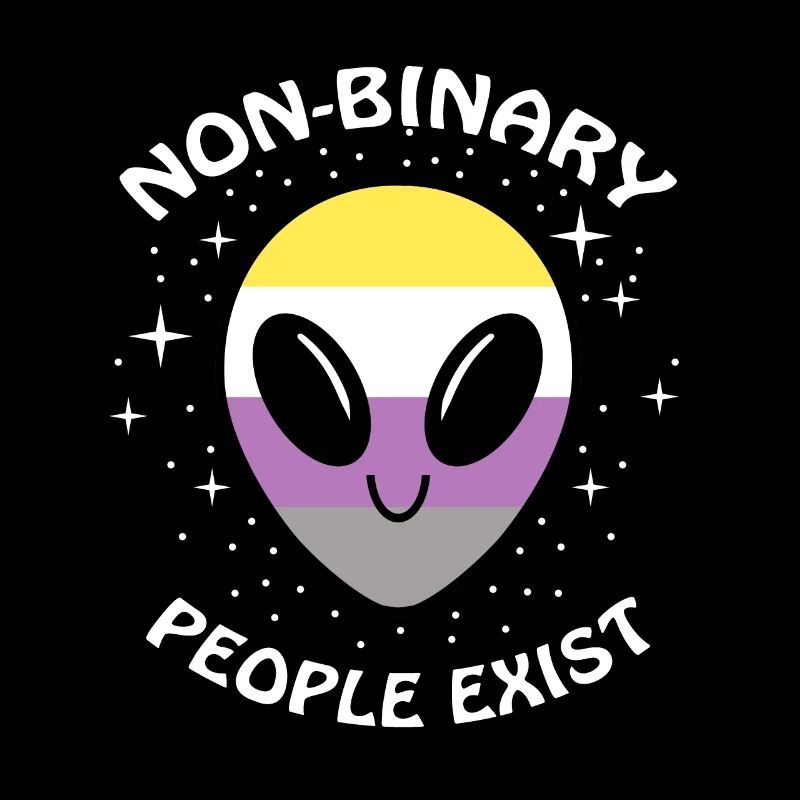 Non-Binary People Exist Nonbinary Pride