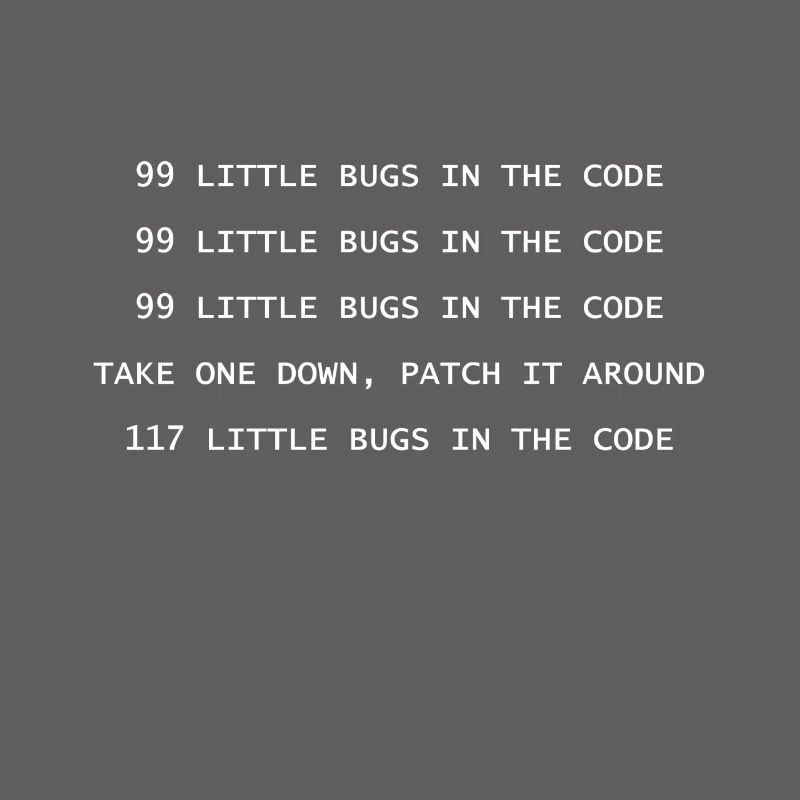 99 Bugs Programmierer Geschenk Informatiker Nerd