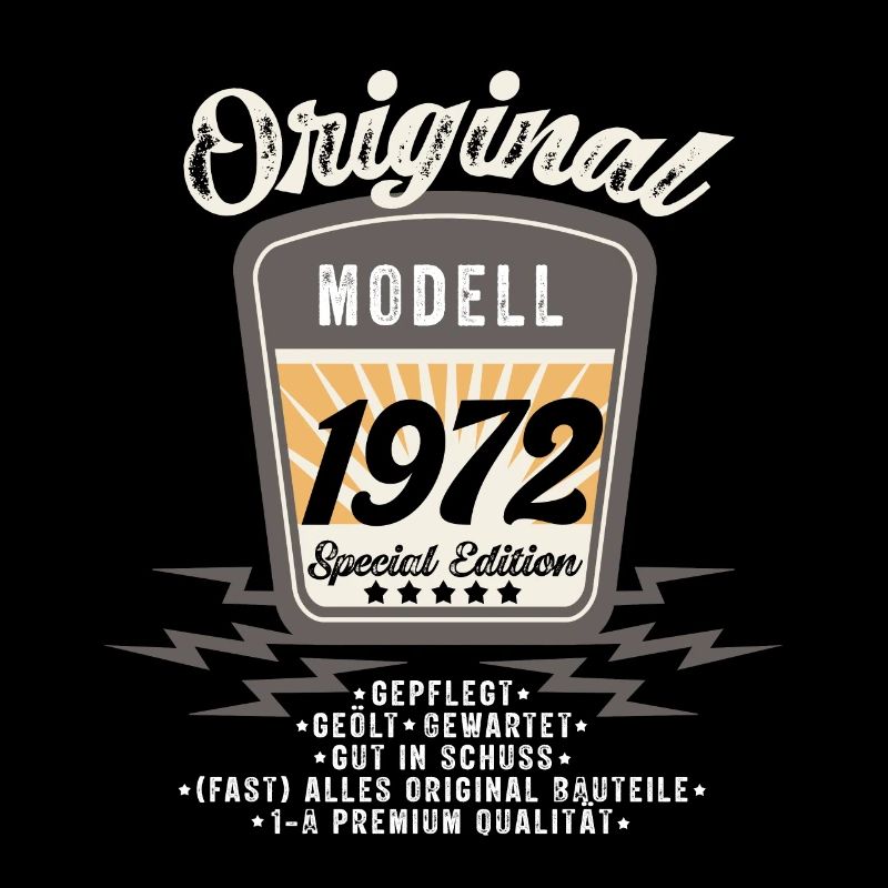 Modèle 1972 Original Oldtimer Badge 50 Anniversaire
