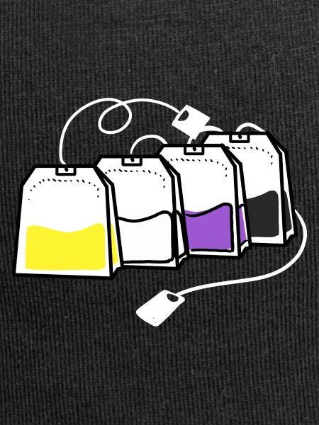 Nonbinary Pride Teebeutel Nonbinary Pride
