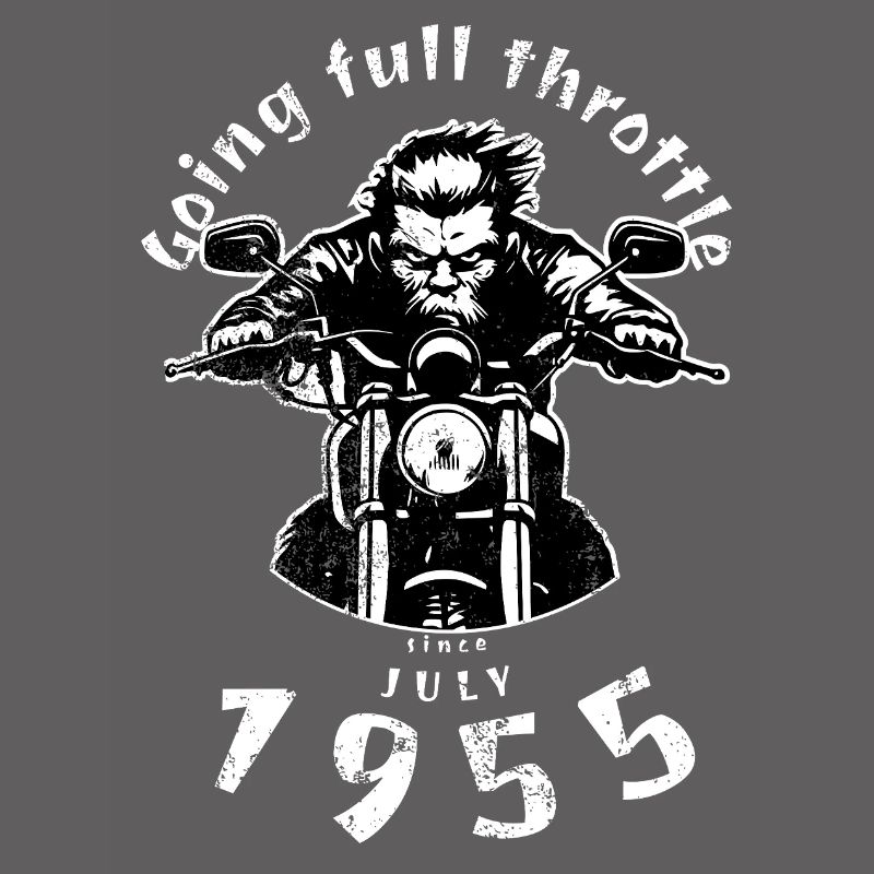 70. Geburtstag Going full throttle since 07/1955