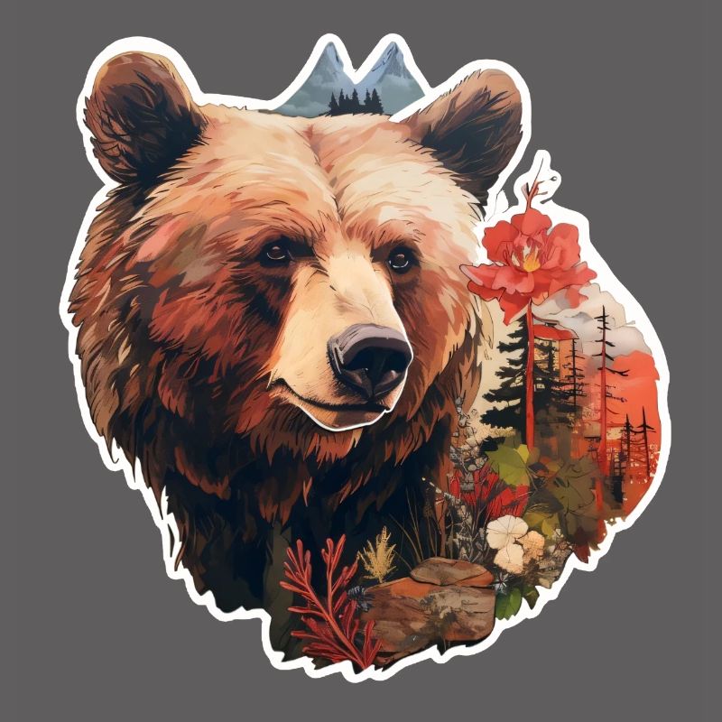 Bär in der Wildnis