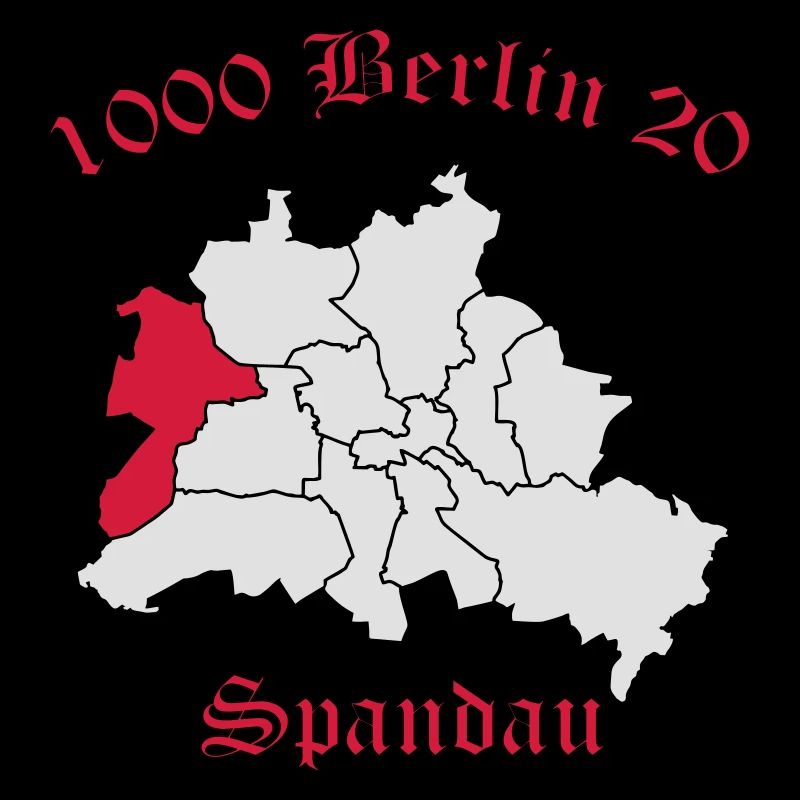 1000 Berlin 20 - Berlin Spandau (Vektor)