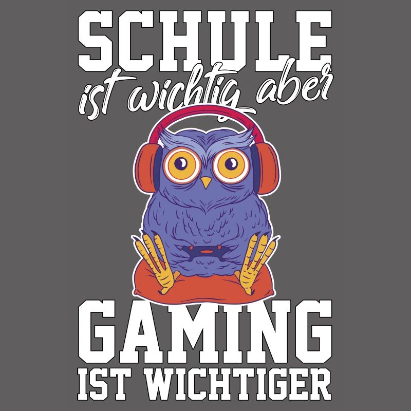 Gaming Eule - Computerspiele Videospiele Schule