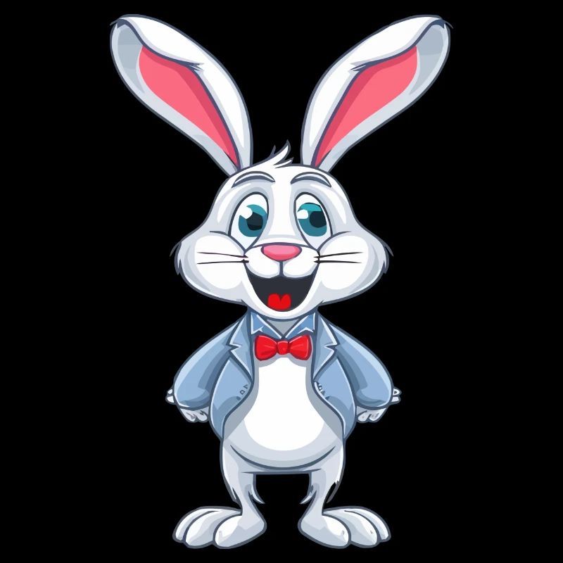 Lapin de dessin animé mignon