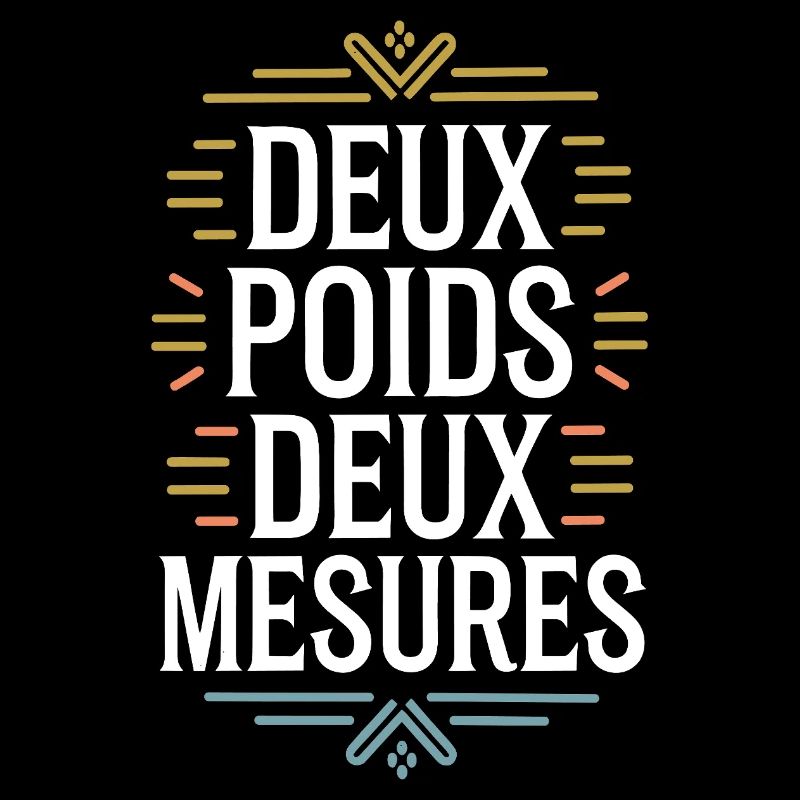 Deux poids deux mesures