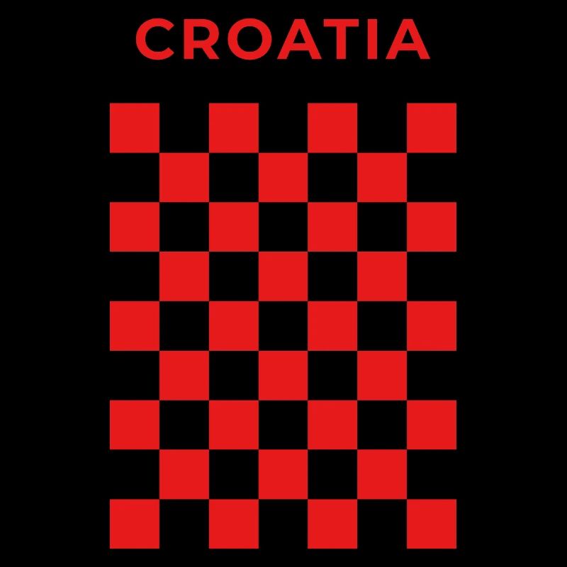 Croatian Checker Red