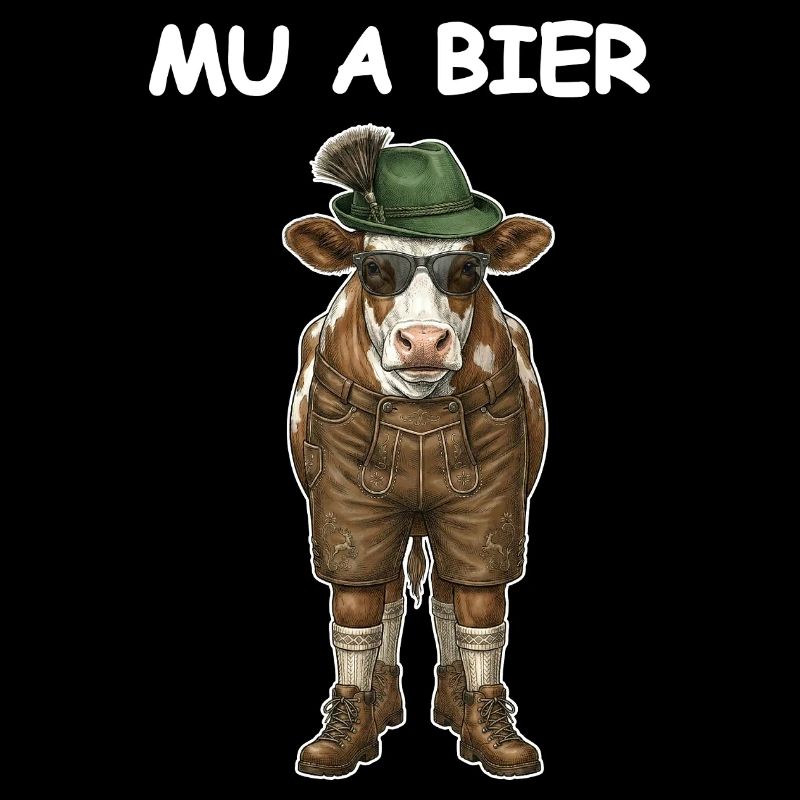 Bier Kuh Bauer Party
