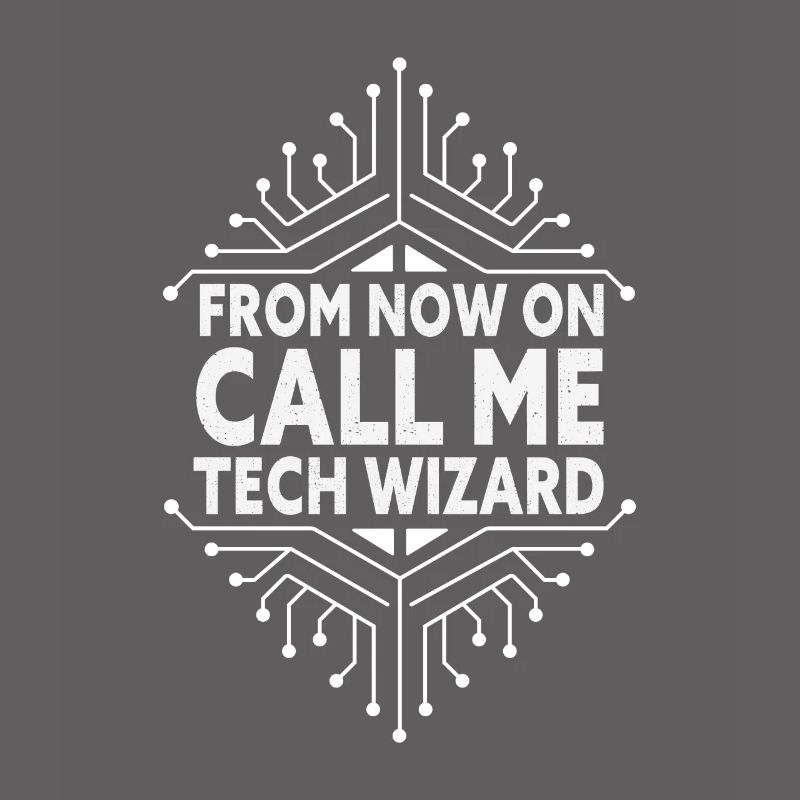 Call Me Tech Wizard Funny IT Support Computer