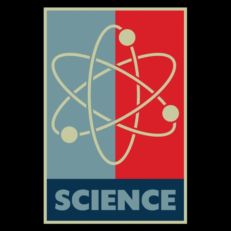 Modèle d'atome scientifique