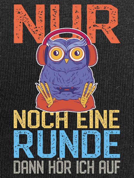 Lustige Gaming Eule - Streaming Computerspiele