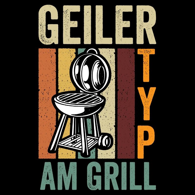 Geiler Typ am Grill BBQ