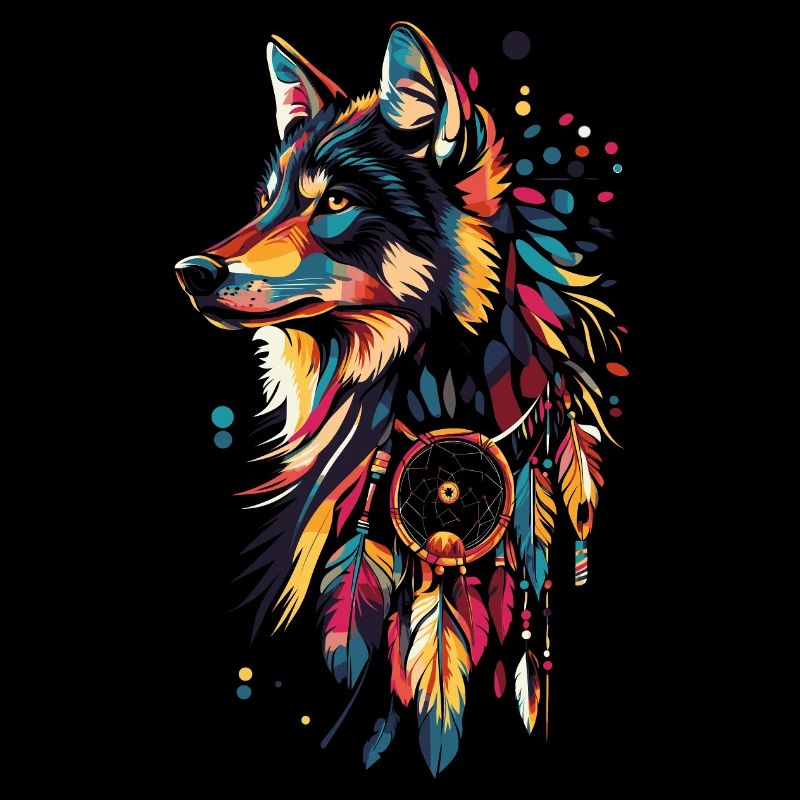 Wolf Traumfänger