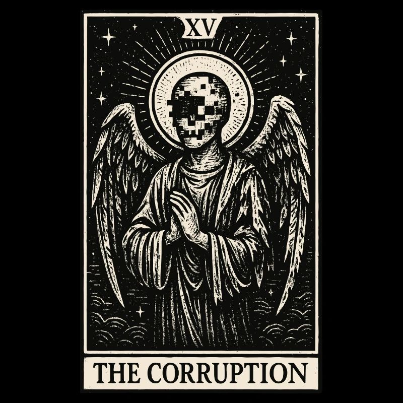 Tarot-Datenhortung: Der Engel der Verderbnis