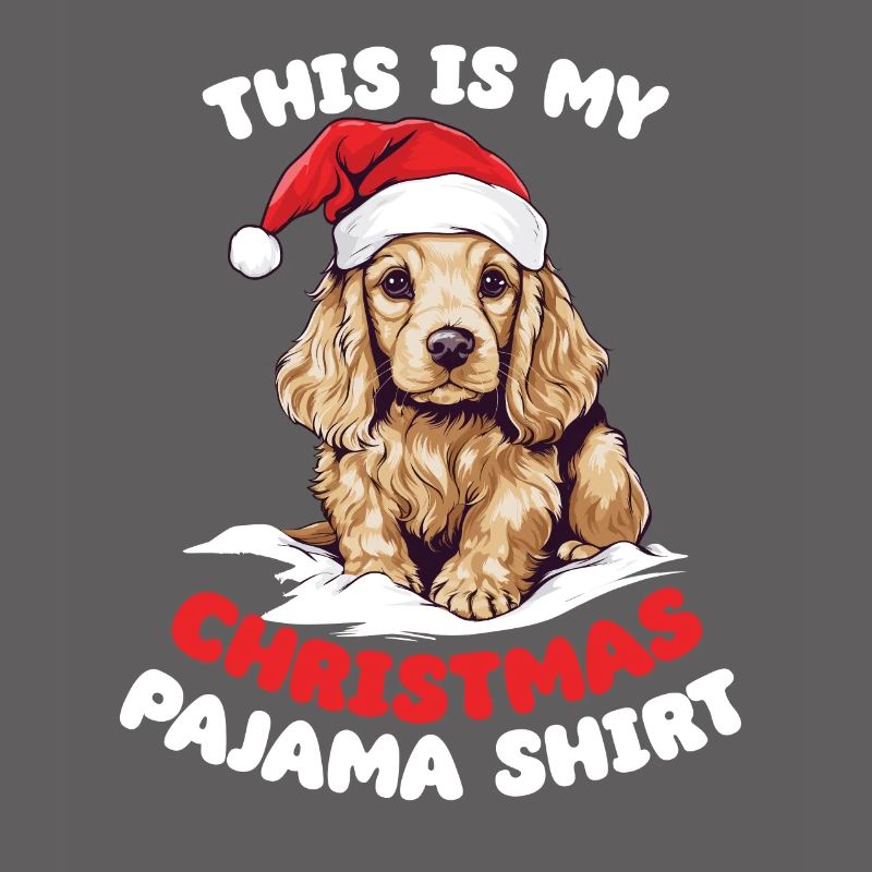 Cocker Spaniel Noël Pyjama Chiens