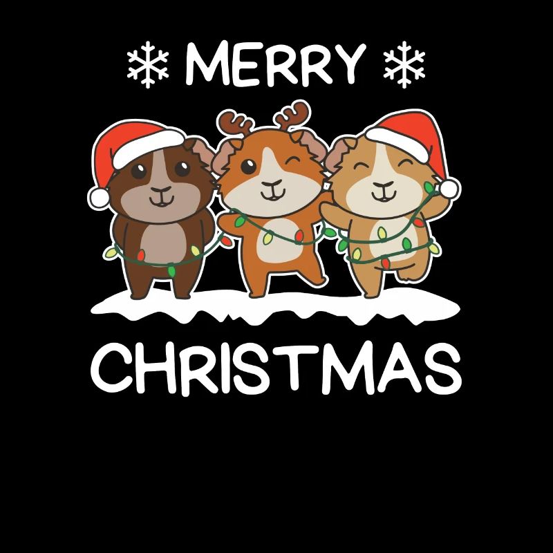 Joyeux Noël Cochon d’Inde Veille de Noël