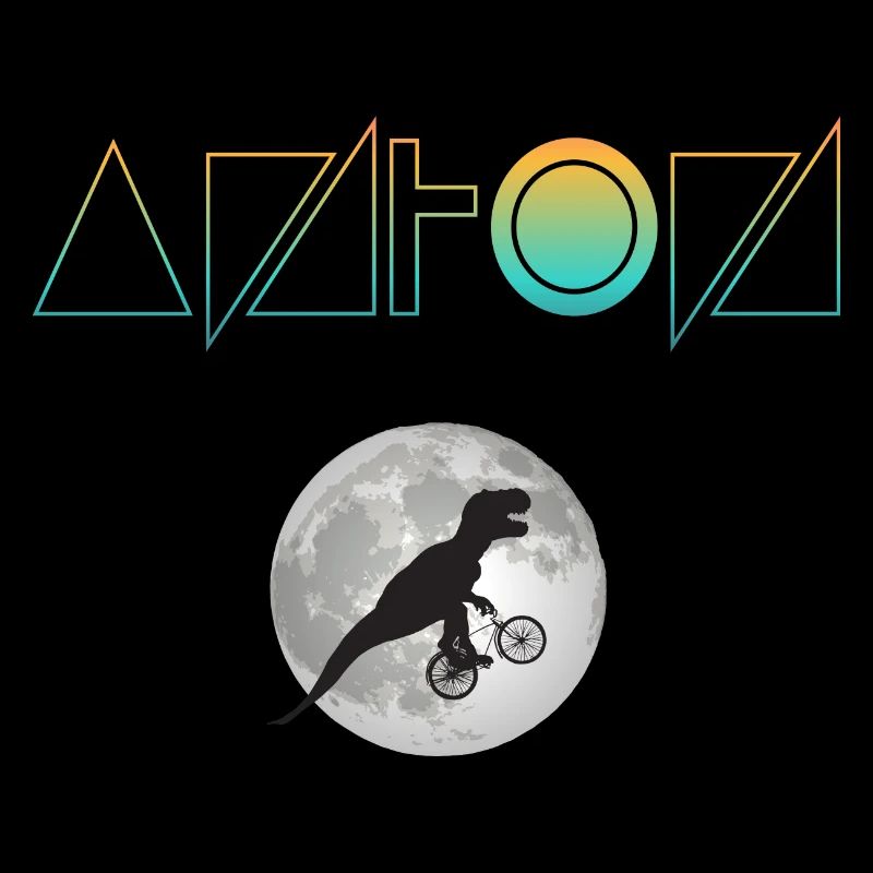 ANTON - Beautiful boy name with dinosaur