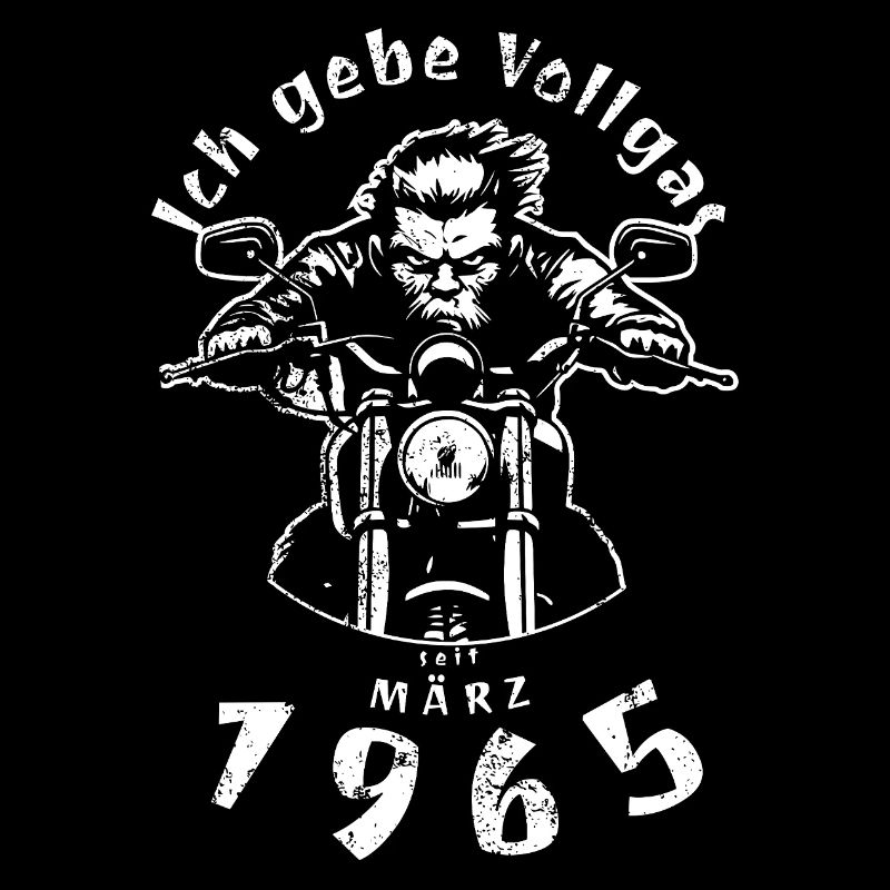 60. Geburtstag Ich gebe Vollgas seit 03/1965