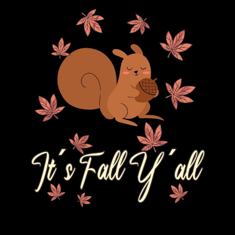 Liebe Eichhörnchen Thanksgiving Herbst Euch Alle