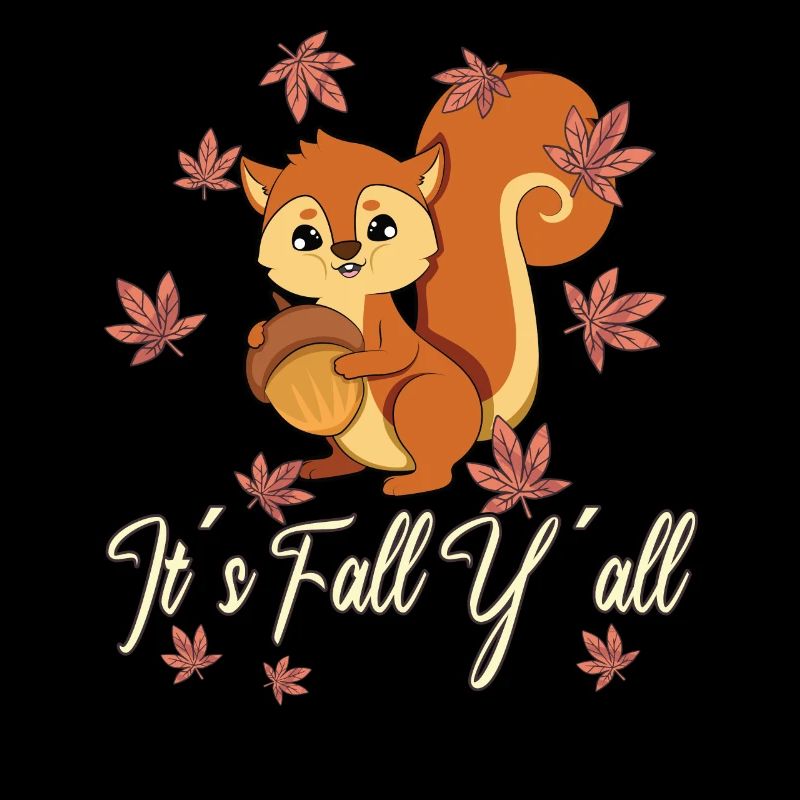 Liebe Eichhörnchen Thanksgiving Herbst Euch Alle